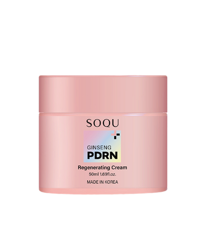 SOQU Ginseng PDRN Regenerating Cream - Refined with PhytoPDRN technology, delivers regenerative benefits and antioxidant support