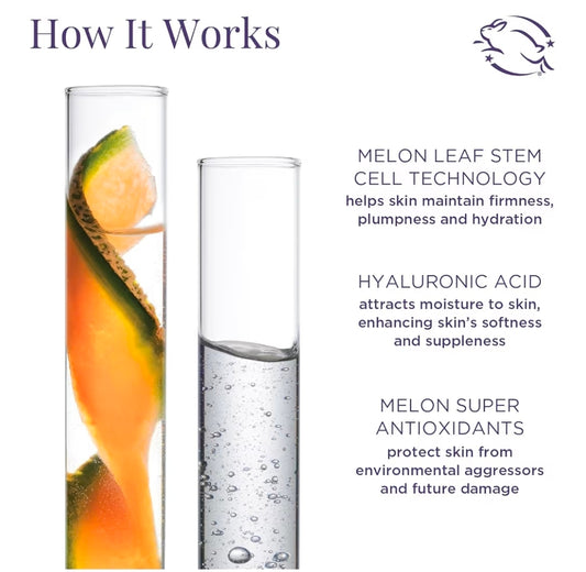 Suero de melón activador de juventud Meaningful Beauty: iluminador, unificador, hidratante, nutritivo, rejuvenecedor y suavizante.