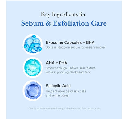 medicube Zero Pore Salicylic Acid Clear Capsule Cleansing Foam - Daily Gentle Cleanser with Exosome for Skin Texture, Blackhead & Pore Care, AHA, BHA & PHA for Deep Cleansing