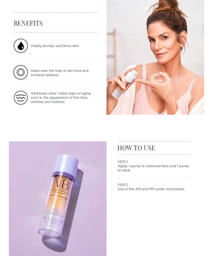 Suero de melón activador de juventud Meaningful Beauty: iluminador, unificador, hidratante, nutritivo, rejuvenecedor y suavizante.