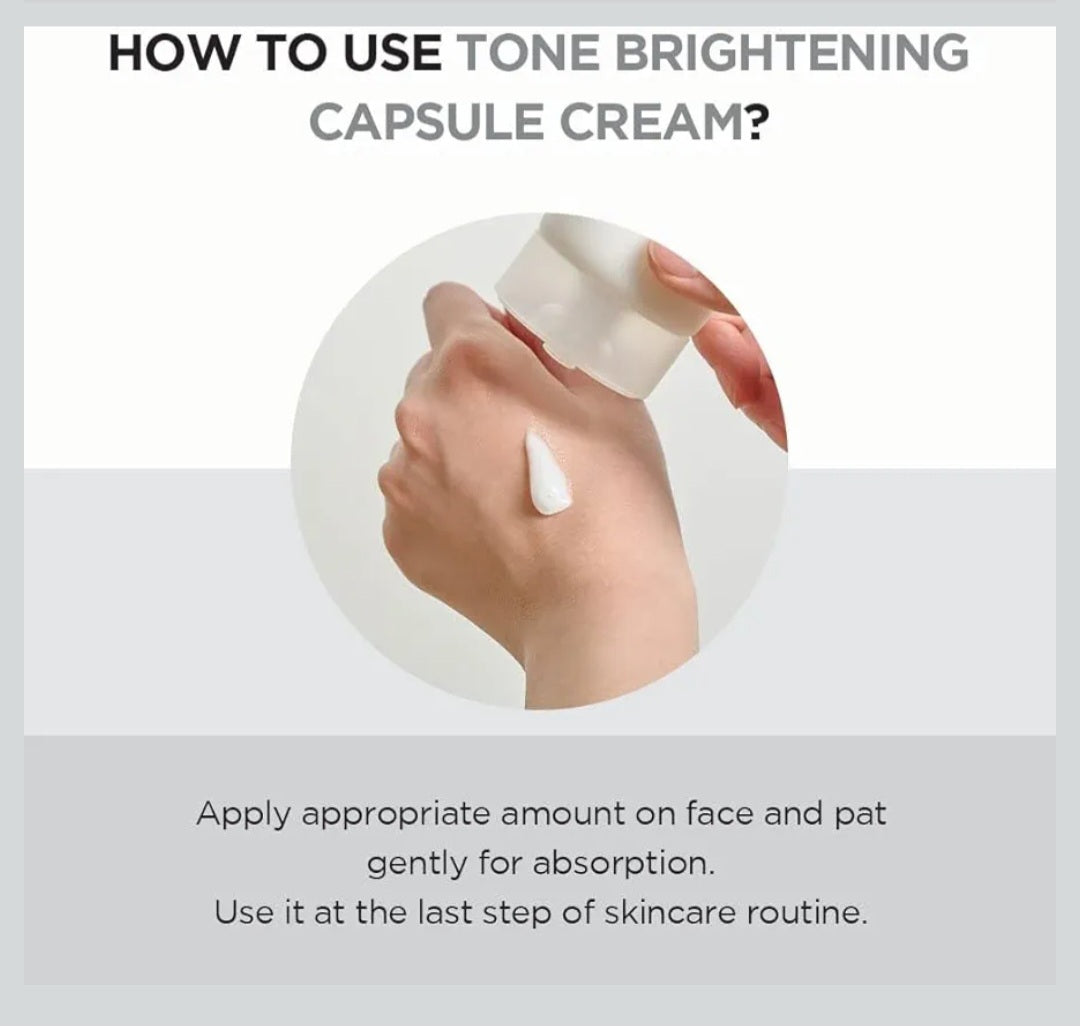 SKIN1004 Madagascar Centella Tone Brightening Capsule Cream - Non-sticky Hydrating Brightening
