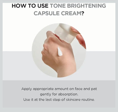 SKIN1004 Madagascar Centella Tone Brightening Capsule Cream - Non-sticky Hydrating Brightening