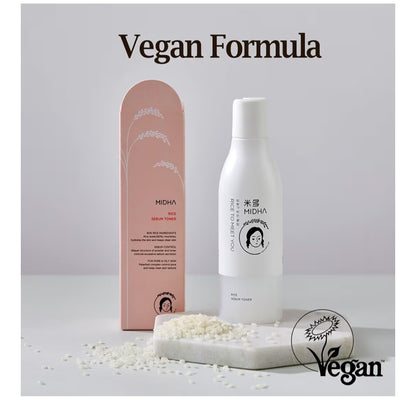 MIDHA Rice Sebum Toner - Refinador de poros hidratante