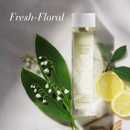 Elizabeth Arden White Tea Eau Fraiche Eau De Toilette - Cítricos vigorizantes y un toque floral 1.7 oz