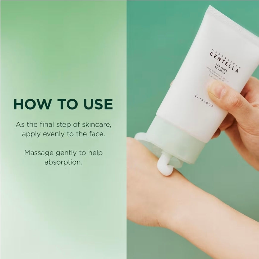 SKIN1004 Crema Tea-Trica B5 - Hidratante con Centella Asiática y Pantenol B5, Crema hidratante en gel para calmar e hidratar, Crema de Cica con Árbol de Té y Centella, Cuidado de la piel coreano