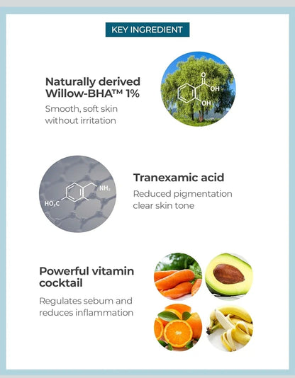 Be the Skin BHA+ Dark Spot Zero Cream - Pore Minimizer Face Moisturizer with Niacinamide, Tranexamic Acid - for Evens Skin Tone, Pore Tightening, Barrier Strenghtening