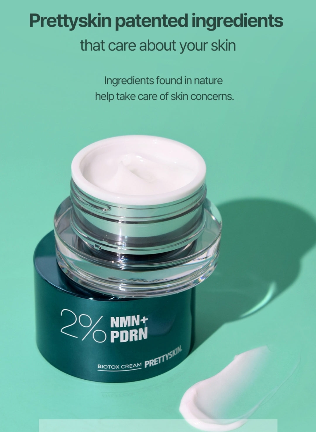 Prettyskin 2% NMN+ PDRN Biotox Cream - Anti-Aging and Skin Regeneration