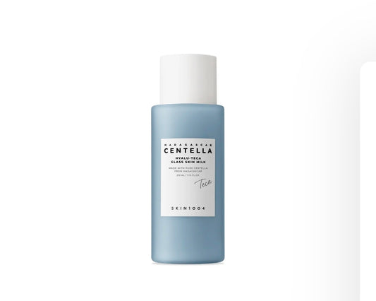 SKIN1004 Hyalu TECA Glass Skin Milk, Hydrating Face Moisturizer for a Dewy Glow, Milky Toner with Hyaluronic Acid for Deep Moisture, Peptides for Elasticity
