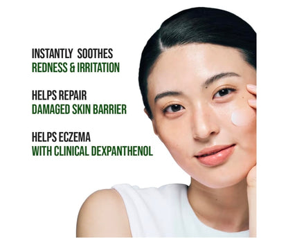 JUMISO D-Panthenol Barrier Soothing Cream – 5 Ceramide Complex+Cica+Squalane, Lightweight Gel Daily Moisturizer for Sensitive & Acne-Prone Skin, Non-Greasy Barrier Support