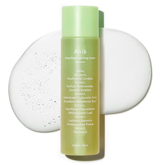 Abib Heartleaf Calming Toner - Skin Booster Toner for Senstive Skin, Irritated Skin, Instant Relief, Dark Spot Treatment, Hydration, Skin Toning