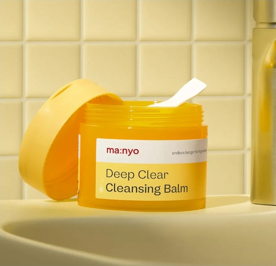 ma:nyo Deep Clear Cleansing Balm - Vegan, Daily Makeup Remover with Natural plant oils with Revercellar Technology that allows for better attraction of dirt & grime