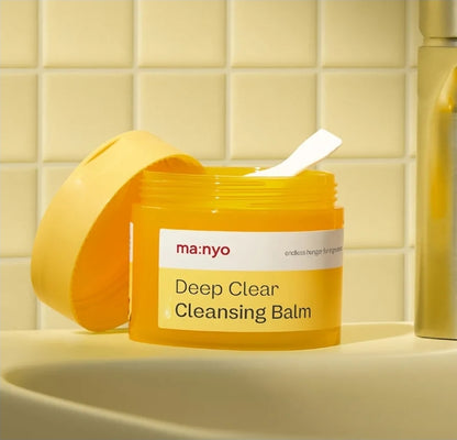 ma:nyo Deep Clear Cleansing Balm - Vegan, Daily Makeup Remover with Natural plant oils with Revercellar Technology that allows for better attraction of dirt & grime