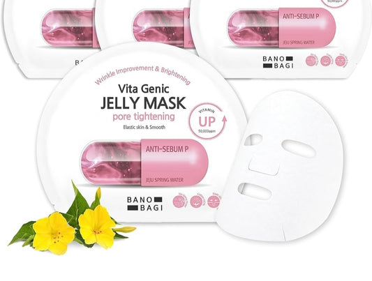 Banobagi - Mascarilla reafirmante de poros Vita Genic Jelly con esencia y complejo de 11 vitaminas - 1 mascarilla