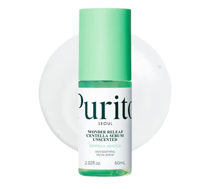 PURITO Centella Unscented Serum - Sensitive Skin Lightweight Calming & Skin Barrier Repair, 34,860 ppm Soothing Serum, Vegan & Cruelty-Free