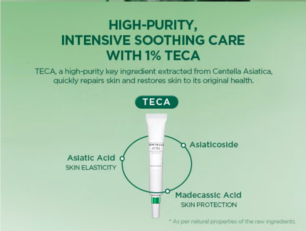 SKIN1004 Tea-Trica Spot Cream - Tratamiento localizado con Centella Asiática y Árbol de Té, crema hidratante facial para calmar áreas específicas, crema de Cica para una piel de aspecto limpio, cuidado de la piel coreano