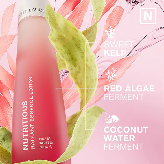 Loción de tratamiento Nutritious Radiant Essence de Estee Lauder - Tónico - Hidrata, equilibra y calma la piel