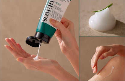 SOME BY MI AHA BHA PHA Miracle Calming Body Lotion – Korean Exfoliating Salicylic Acid Body Moisturizer for Dry Skin – Daily Hydration & Soothing Care with Centella