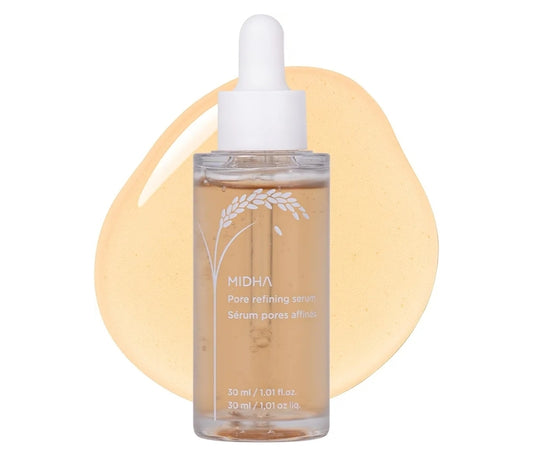 MIDHA Pore Refining Serum - Controls enlarged pores and make smooth skin texture, AHA, BHA PHA, Vegan