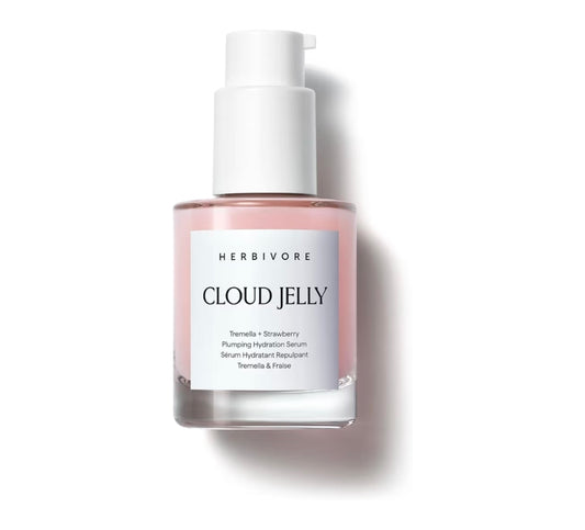 Suero hidratante voluminizador Cloud Jelly de HERBIVORE - Hongo Tremella + Extracto de fresa, hidratación ligera y profunda para todo tipo de piel