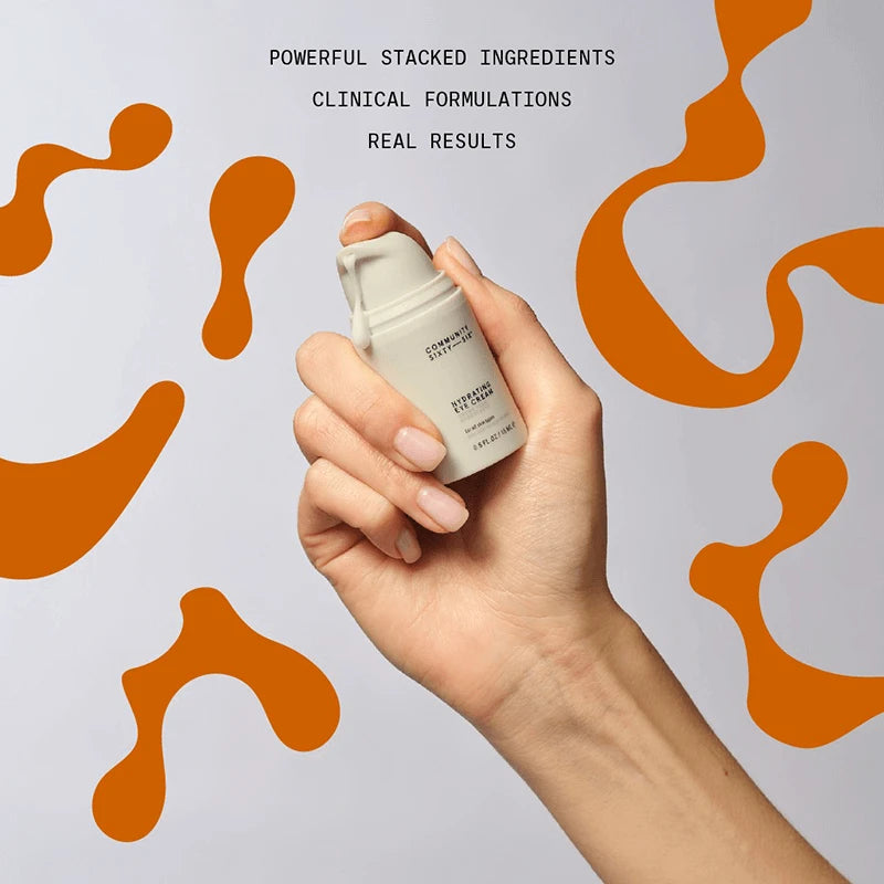 Community Sixty-Six Makeup Melting Balm Cleanser + Resurfacing Night Cream + Hydrating Eye Cream - 3 Piece Antiaging Skincare Set