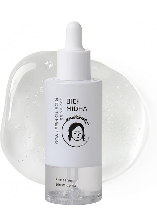 MIDHA Rice Serum - Deep Hydration, Skin Barrier Support - Maintains skin's moisture and promotes a balanced, radiant appearance