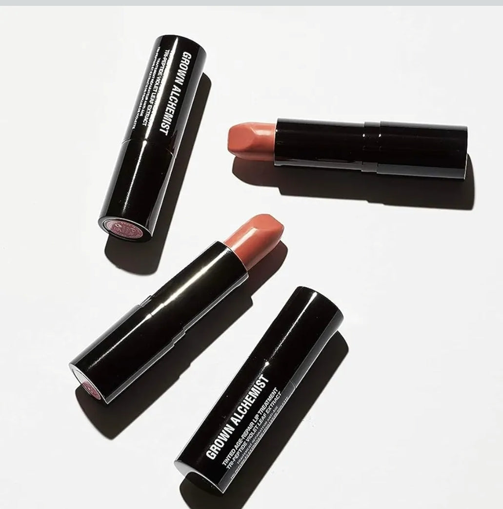 Grown Alchemist Tinted Age Repair Lip Treatment Tripeptide Violet Leaf Extract - Anti aging, Repairing, Smoothening