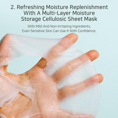 APLB Glutathione Niacinamide Sheet Mask - Moisturizing, Anti-aging, Exfoliation - 1 Mask