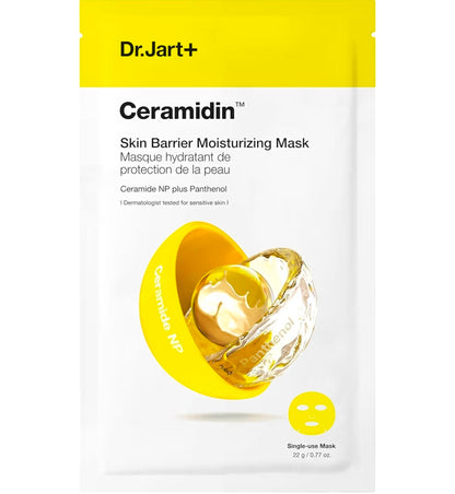 Dr.Jart+ Ceramidin - Skin Barrier Moisturizing Korean Face Mask - Replenishes dry skin, relieves tightness, and boosts skin’s barrier