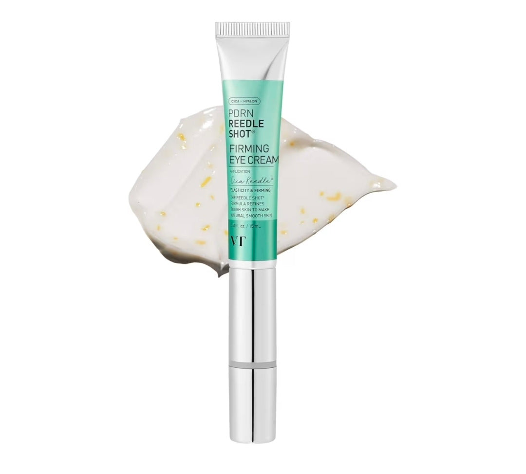 VT COSMETICS PDRN Reedle Shot Eye Cream - Vibrating Eye Applicator for Puffy Eyes, Dark Circles & Under Eye Bags, Firming & Wrinkle Care with PDRN Collagen
