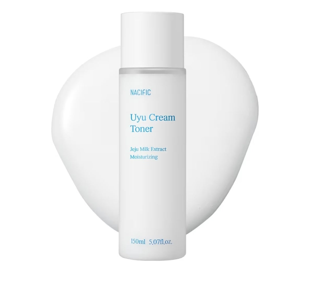 Tónico en crema NACIFIC Uyu - Extracto de leche de Jeju al 15%, complejo de ceramida 5, tónico hidratante lechoso para piel seca y sensible, refuerzo de la barrera cutánea, barrera de hidratación de larga duración.