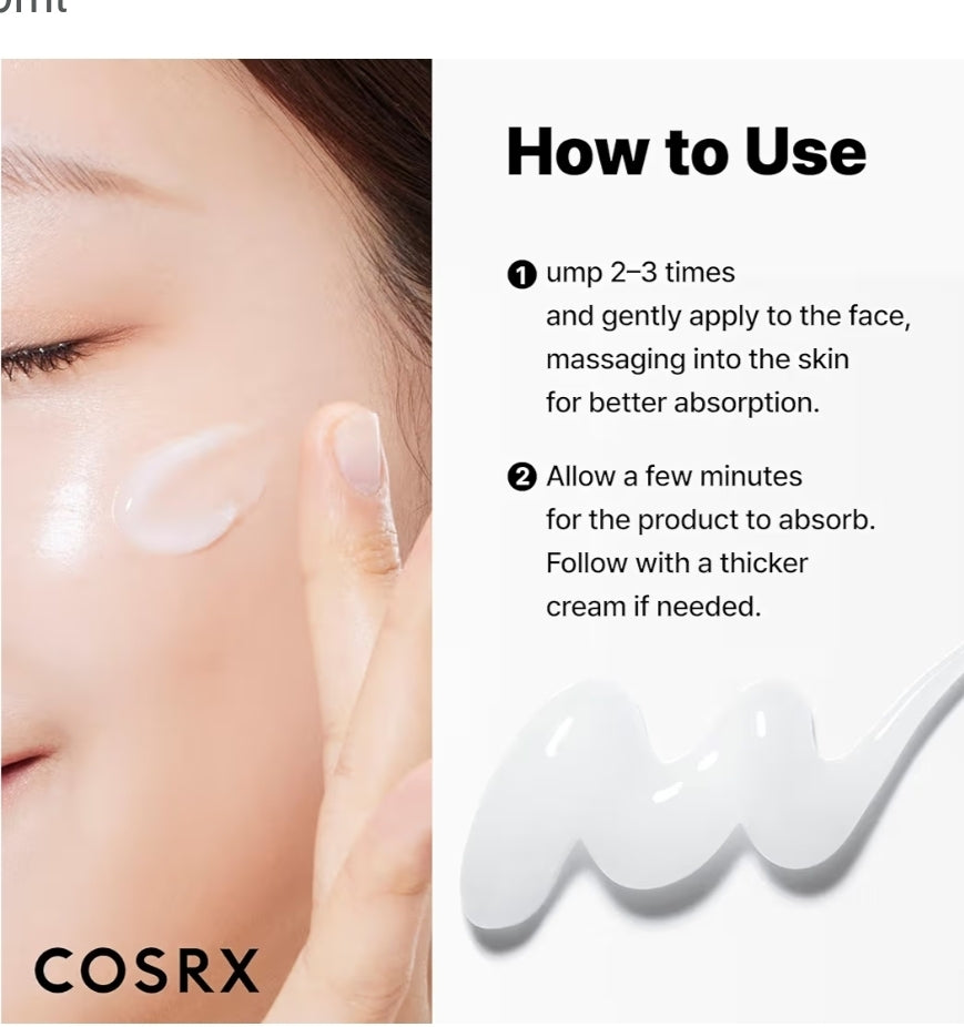 COSRX Oil Free Ultra- Moisturizing Lotion with Birch Sap - Daily Acne Facial Moisturizer, Hydrating Moisturizer for All Skin Types, Paraben free