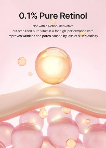 Celimax The Vita A Retinol Shot Tightening Serum - with Pure Vitamin A Retinol, Peptide, Pore Minimizer, Wrinkles & Fine Lines, Firmer Skin, Anti-Aging, Skin Smoothing