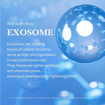medicube Exosome Shot Zero 2,000 PPM Spicule Facial Serum, Liquid Skin Booster Serum, Exosome, AHA+BHA+PHA, Pore Care, Dead Skin Cells, Skin Texture