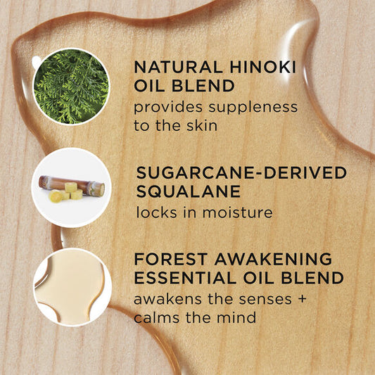 Aceite corporal Tatcha Forest Awakening Hinoki