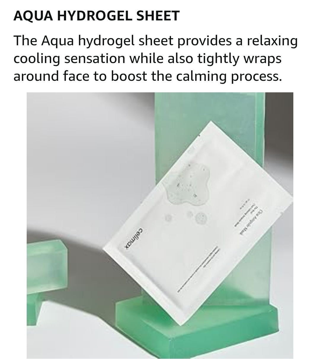Celimax The Real Cica Calming Ampoule Mask - With Centella Asiatica & Madecassoside, for Wrinkle & Fine Lines, Hydrating - 1 Mask