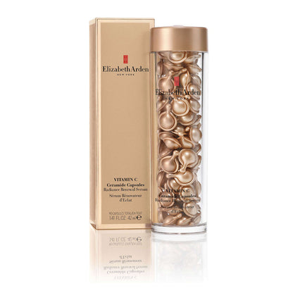 Suero renovador de luminosidad Elizabeth Arden con cápsulas de ceramida y vitamina C (60 unidades)
