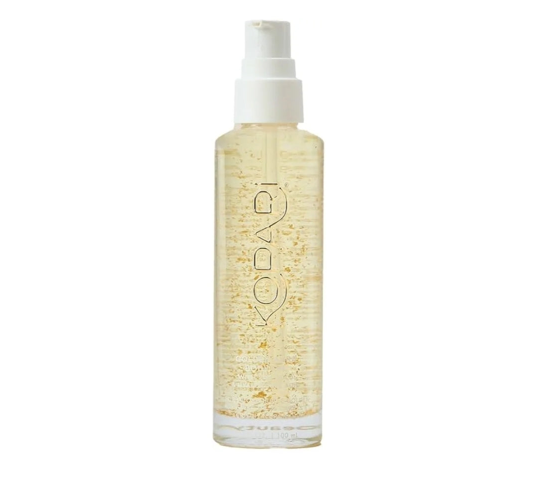 Kopari Golden Aura Body Oil with 24k Gold & Hyaluronic Acid - Hydrating Formula for Glowing Skin, Improves firmness and smoothness