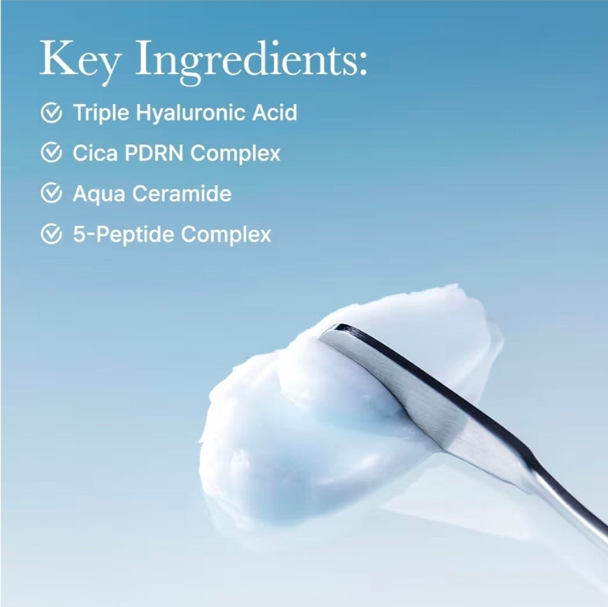 Arencia Deep Water Surge Soothing Cream with Hyaluronic Acid, Cica PDRN and Ceramide