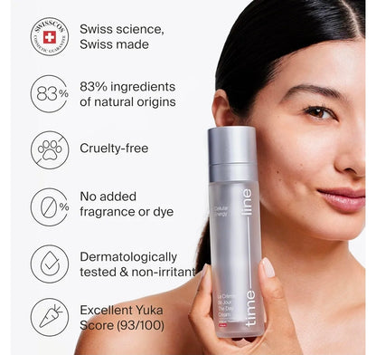 Timeline The Day Cream -  Powered by Mitopure (Urolithin A) - Healthy Aging face cream,  Redensifies skin appearance, clinically proven to boost skin hydration and visually reduce wrinkles. 1.7oz - Premium Brand