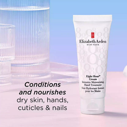 Elizabeth Arden Eight Hour Cream Tratamiento hidratante intensivo para manos: la galardonada crema de manos hidrata hasta por ocho horas (2.6 oz)