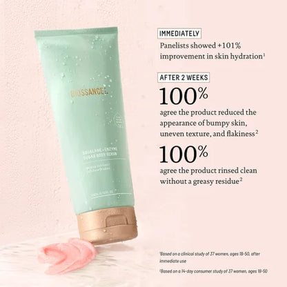 Biossance Squalane + Enzyme Sugar Body Scrub - Dissolves rough, dull skin without disrupting the ever-important moisture barrier.