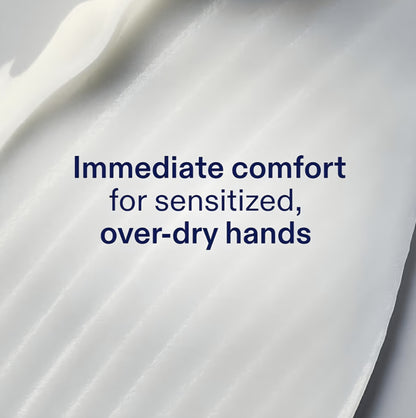 Crema para el alivio de manos Skinfix: reduce el enrojecimiento visible, el escozor y las grietas en pieles secas y sensibles. Aprobada por la Asociación Nacional del Eczema. Sin fragancia. Vegana y sin crueldad animal.