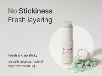 Mixsoon Centella Stick Balm - Caming Balm Soothing Care for Sensitive Skin Korean Glass Skin Care