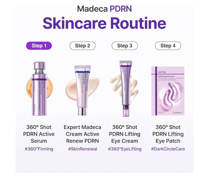 Centellian24 360 Shot PDRN Active Serum - Intense Hydration & Skin Firming Serum for a Youthful Appearance, Ribbon Collagen & Hyaluronic Acid