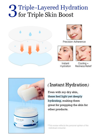 Almohadillas hidratantes de jugo de abedul ROUND LAB - 80 almohadillas. Almohadillas faciales hidratantes y calmantes, almohadillas tónicas de triple capa con savia de abedul y ácido hialurónico, refrescantes para piel sensible, no pegajosas.