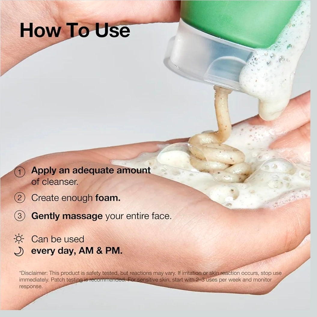 Espuma limpiadora profunda de poros con quercetinol Anua Heartleaf: limpiador facial con BHA, ácido hialurónico, glicerina y eliminación de puntos negros.
