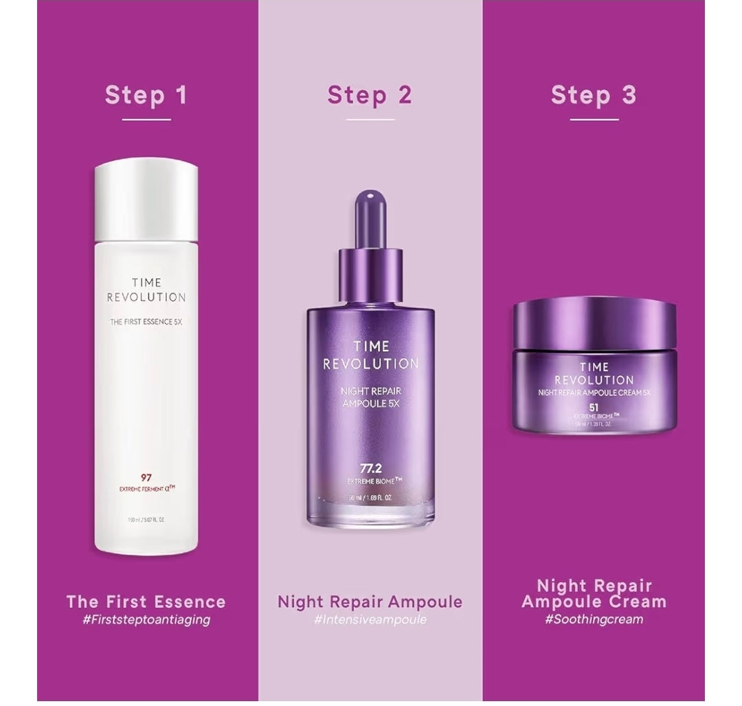 MISSHA Time Revolution The First Essence 5X (5th Gen) - Facial Toner, Glass Skin, Hydrating Firming pH Balancing Toner for All Skin Types