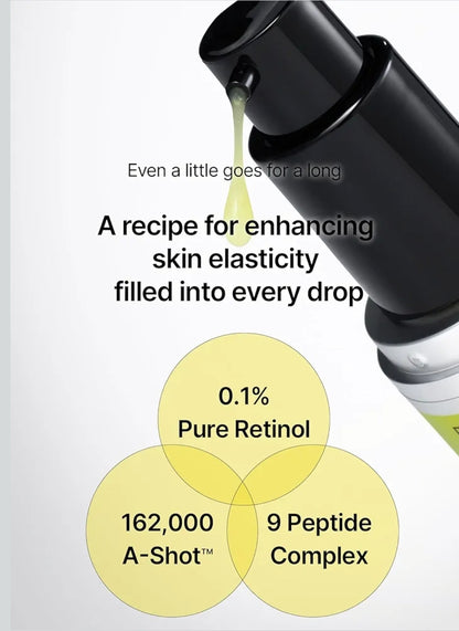Celimax The Vita A Retinol Shot Tightening Serum - with Pure Vitamin A Retinol, Peptide, Pore Minimizer, Wrinkles & Fine Lines, Firmer Skin, Anti-Aging, Skin Smoothing