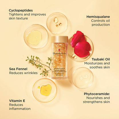 Suero fortalecedor y refinador Elizabeth Arden Advanced Light Ceramide Capsules - 60 cápsulas