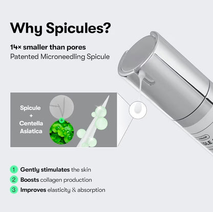VT COSMETICS CICA Reedle Shot 300 Serum - Advanced Night Exosome, Microneedling Serum, Centella Asiatica, Hyaluronic Acid, Propolis, Soft Skin, Regeneration, Glass Skin